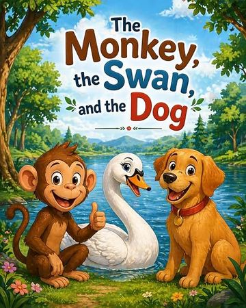 Cover of The Monkey, the Swan, and the Dog